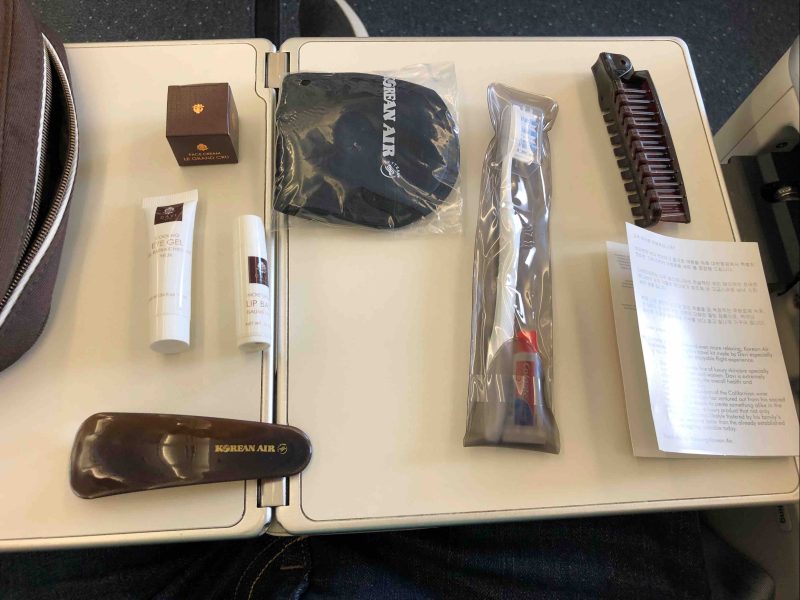 Korean Air Business Class Amenity Kit 2 Korean Air Business Class