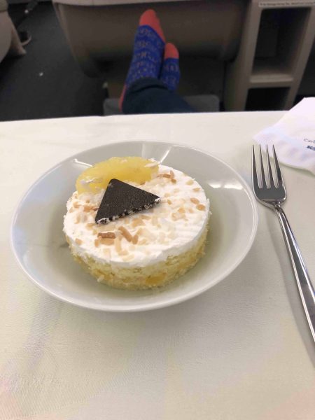 Korean Air Business Class Dessert Korean Air Business Class