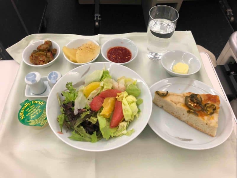 Korean Air Business Class Dinner 1 Korean Air Business Class