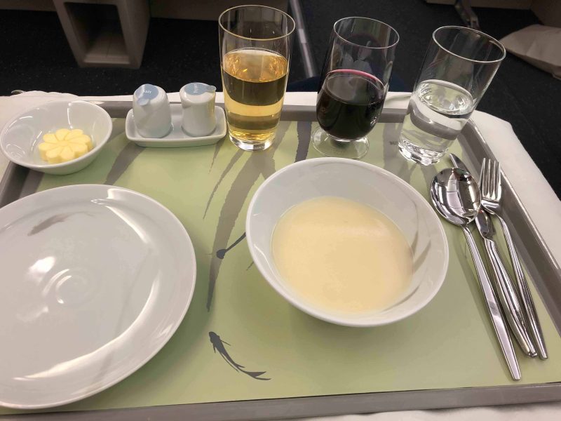 Korean Air Business Class Meal 2 1 Korean Air Business Class