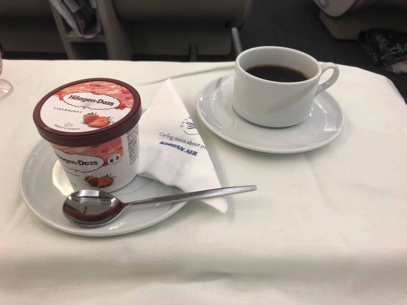 Korean Air Business Class Meal 4 1 Korean Air Business Class