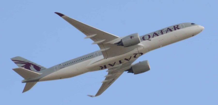 Qatar A350-900 Plane
