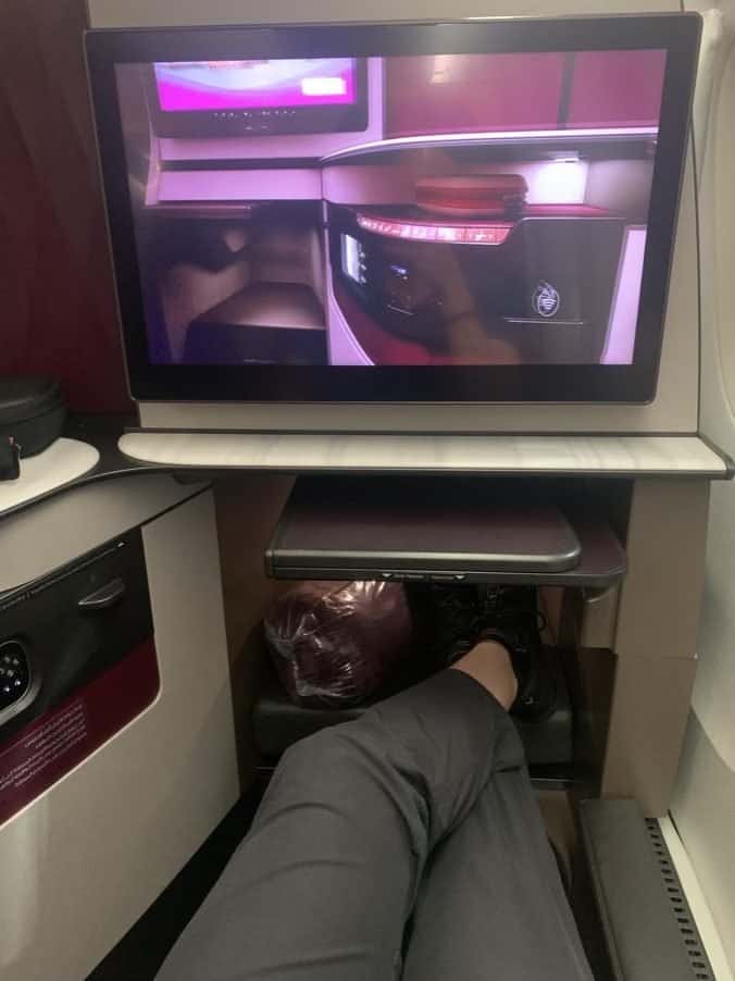 A350 Qsuite  Screen- Qatar Airways