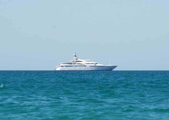 Yacht in Ocean