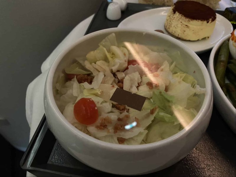 Food Aeromexoci Business Class Salad 1 Aeromexico Flight Review