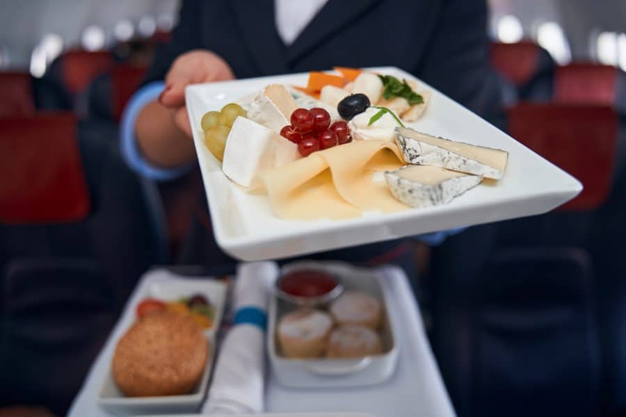 Complimentary meals and beverages will  be served in-flight for Premium economy passengers.