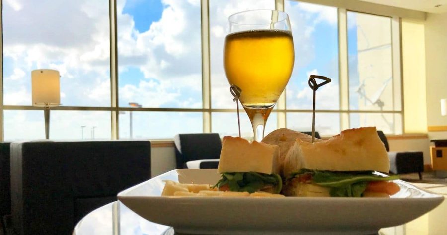 Get complimentary drinks and meals every time you visit Delta Sky Club