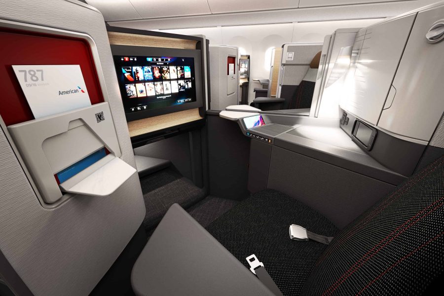 B787 B Class 06 AA business class