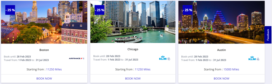 Flying Blue Promo Rewards